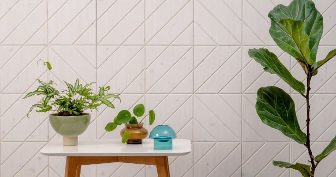 AIKO - interior with wooden tiles